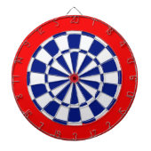 Rood wit en blauw dartbord (Voorkant)