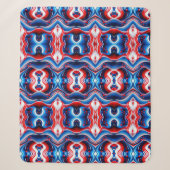 Rood Wit en Blauw Draaiend Deken (Voorkant)