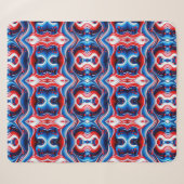 Rood Wit en Blauw Draaiend Deken (Voorkant (horizontaal))