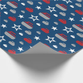 Rood, wit en blauw draaiend papier (Hoek)