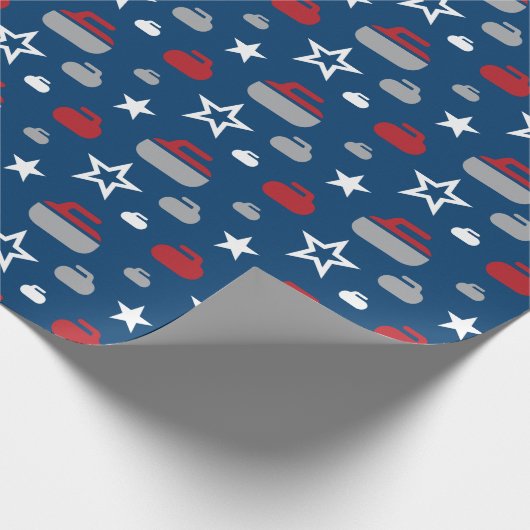 Rood, wit en blauw draaiend papier (Hoek)