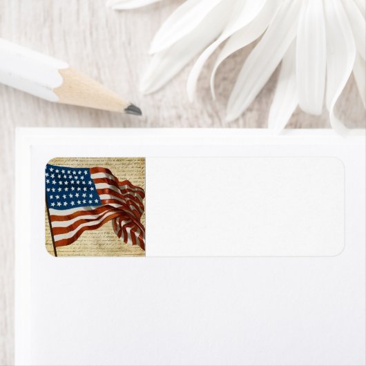 Rood, wit en blauw etiket (Insitu)