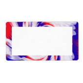 rood wit en blauw etiket (Voorkant)