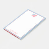 Rood, Wit en Blauw Familie Notitieblok Post-it® Notes (Schuin)