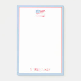 Rood, Wit en Blauw Familie Notitieblok Post-it® Notes