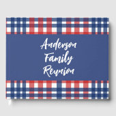 Rood, Wit en Blauw Familie Reünie Gastenboek (Voorkant)