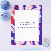 rood wit en blauw flyer (Enkel)