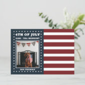 Rood wit en blauw | Foto | Verenigde Staten vlag o Kaart (Staand voorkant)