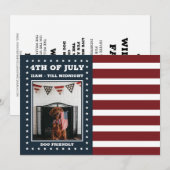 Rood wit en blauw | Foto | Verenigde Staten vlag o Kaart (Voorkant / Achterkant)