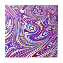 Rood, Wit en Blauw Fractal Design