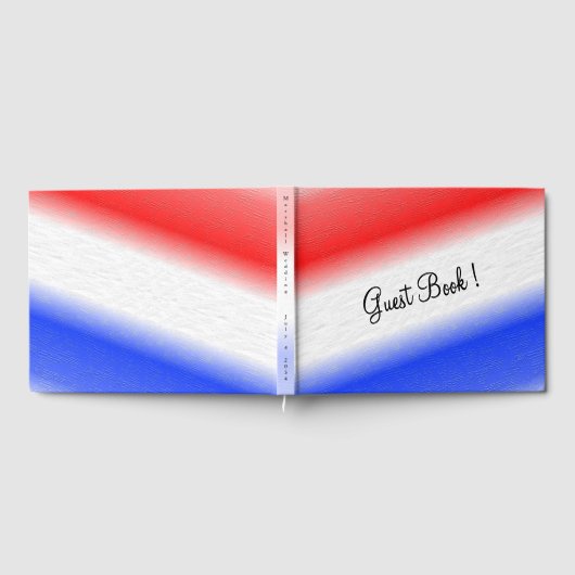 Rood wit en blauw gastenboek (Volledig)