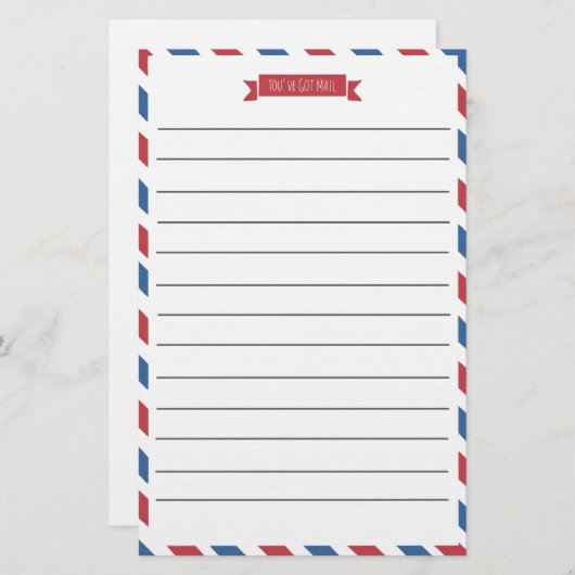 Rood, wit en blauw gelijnde banketbakkerij (Voorkant / Achterkant)