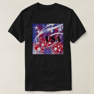 Rood, wit en blauw, gepersonaliseerd t-shirt