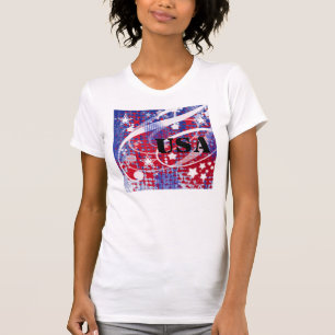 Rood, wit en blauw, gepersonaliseerd t-shirt