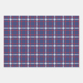 Rood, wit en blauw gepleisterd inpakpapier (Voorkant 2)