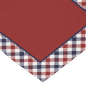 Rood wit en blauw geruit medium tafelkleed (Hoek)