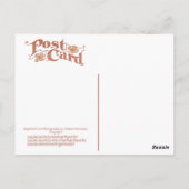 Rood, wit en blauw geruit met sterren briefkaart (Achterkant)