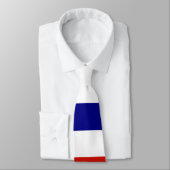 Rood wit en blauw gestreept Stropdas (Gebonden)