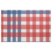 Rood, Wit en Blauw Gingham Plaid Stof (Fat Quarter)