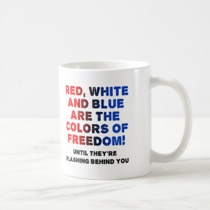 Rood Wit en Blauw Grappige Mok