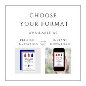 Rood wit en blauw ijslolly 4 juli kaart