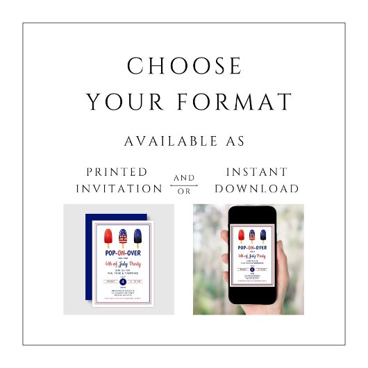 Rood wit en blauw ijslolly 4 juli kaart