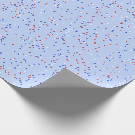 Rood Wit en Blauw inpakpapier (Hoek)