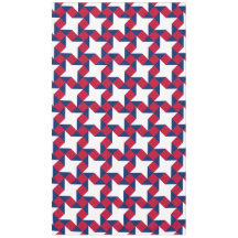 Rood, Wit en Blauw Juli Vierde Patchwork Patroon