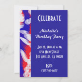 rood wit en blauw kaart (Achterkant)