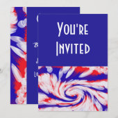 rood wit en blauw kaart (Voorkant / Achterkant)