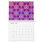 Rood, wit en blauw kalender (Feb 2027)