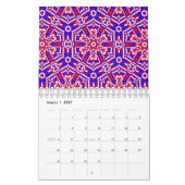 Rood, wit en blauw kalender (Mar 2027)