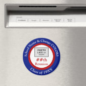 Rood, wit en blauw, kap-klasse Reunion Favors Magneet (Insitu (Vaatwasser))