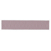 Rood wit en blauw kariert medium tafelloper (Horizontaal)
