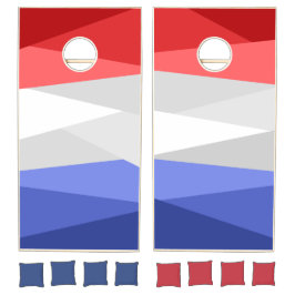 Rood wit en blauw kleureninktgat