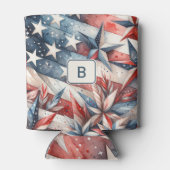 Rood wit en blauw Koelbox Blikjeskoeler (Achterkant)