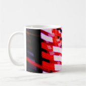 Rood wit en blauw koffiemok (Links)