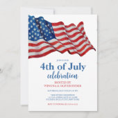 Rood, wit en blauw koord Lichten 4th van de Partij Kaart (Voorkant)