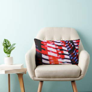 Rood wit en blauw kussen