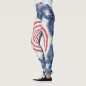rood wit en blauw leggings (Links)