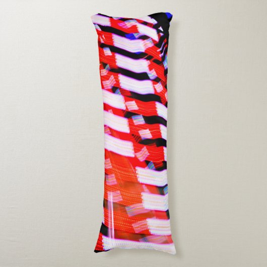 Rood wit en blauw lichaamskussen (Voorkant Verticaal)