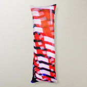 Rood wit en blauw lichaamskussen (Achterkant (Verticaal))