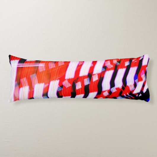 Rood wit en blauw lichaamskussen (Voorkant)