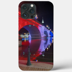Rood, wit en blauw London Bridge Lake Havasu Case-Mate iPhone Case