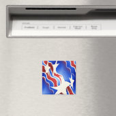 Rood, wit en blauw magneet (Insitu (Vaatwasser))