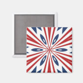 rood, wit en blauw magneet (Voorkant / Achterkant)
