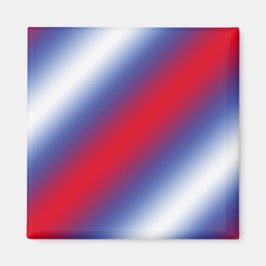 Rood, wit en blauw magneet (Voorkant)