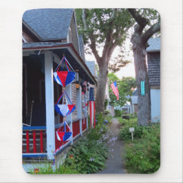 Rood, wit en blauw - Martha's wijntuin Muismat