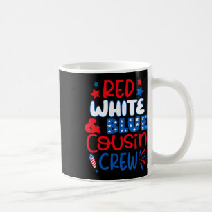 Rood wit en blauw neef bemanning 4 juli Indepen Koffiemok