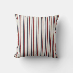 Rood/wit en blauw ontworpen Pillow Kussen
